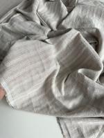 Ткань лен/хлопок "ажурный натуральный" шир. 240 см. арт. 3287 Ткань лен/хлопок "ажурный натуральный" шир. 240 см. арт. 3287 | Ellie Fabrics