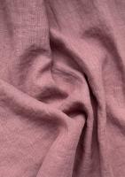 Ткань для шитья. Лён с эффектом мятости "вереск” шир.145 см, 185 гр, арт. 1482КР | Ellie Fabrics