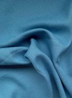 Ткань лён умягченный  "темно-голубой" костюмный арт.1378 | Ellie Fabrics