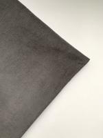 Ткань вельвет хлопковый "графит" арт.11W20 | Ellie Fabrics