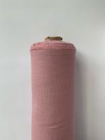 Ткань полулён умягченный "розовый" костюмный арт. 1128