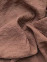 Ткань лён/вискоза умягченная костюмная "медный"  арт. 1873ЛВ | Ellie Fabrics
