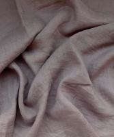 Ткань лён сорочечный с эффектом мятости "тауп” арт. 1212КР | Ellie Fabrics