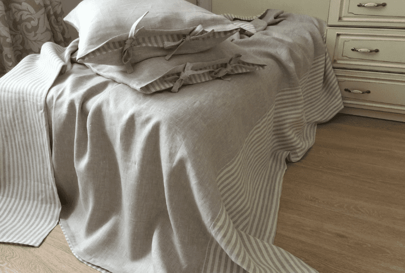 Льняные ткани - идеальный материал для пошива постельного белья