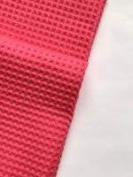 Ткань вафля хлопок "фуксия" арт. 778 | Ellie Fabrics