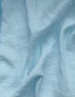 Ткань лён сорочечный с эффектом мятости "нежно-голубой” арт. 1431КР