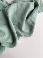 Ткань стираный лён "ментол” арт. 1099 | Ellie Fabrics