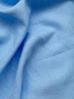 Ткань лён умягченный "голубой" костюмный арт. 1481КЛ