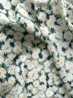 Ткань лён сорочечный с эффектом мятости "Ромашки” арт.7750 | Ellie Fabrics