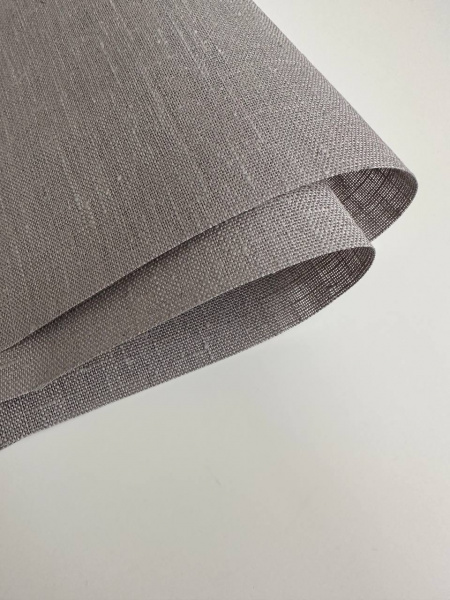 Интерьерный лен Серый арт 2266 | Ellie Fabrics