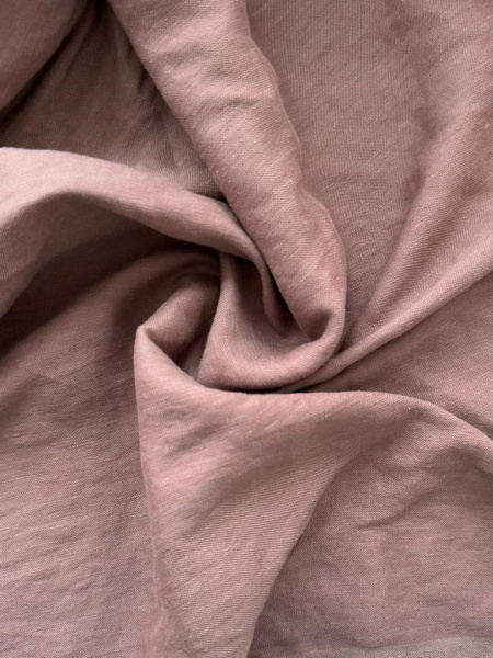 Ткань лён/ вискоза умягченная костюмная "тауп"  арт. 1212ЛВ | Ellie Fabrics
