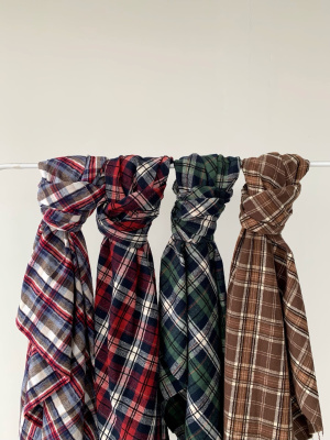 Ткань для шитья. Фланель хлопковая "красно-синяя" арт. 6558