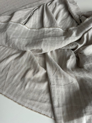 Ткань лен/хлопок "ажурный натуральный" шир. 240 см. арт. 3287 | Ellie Fabrics