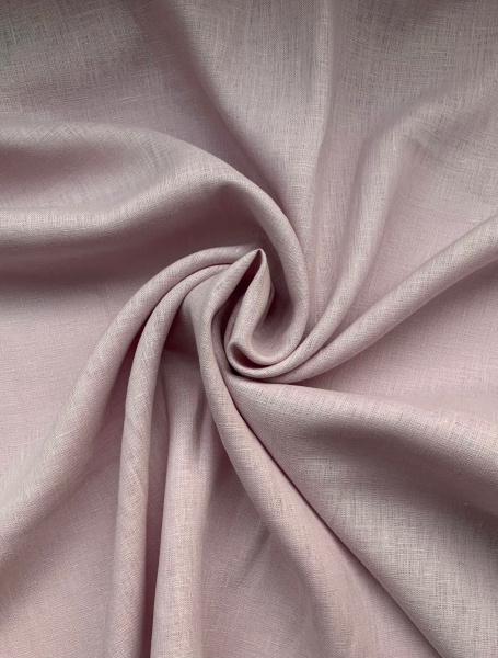 Ткань лён умягченный  "розово-лиловый  320" костюмный арт.320