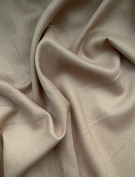 Ткань лён умягченный "галька" сорочечный арт. 598 | Ellie Fabrics