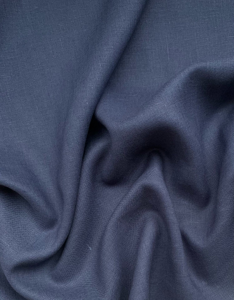 Ткань лён умягченный "черничный" костюмный арт. 1182 | Ellie Fabrics