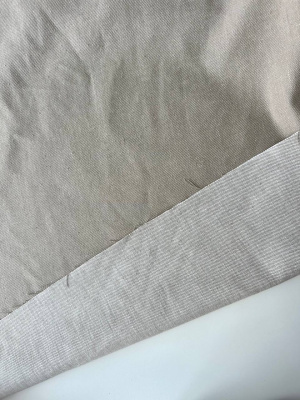 Ткань лен/хлопок "натуральный" саржевое плетение арт.  133 | Ellie Fabrics