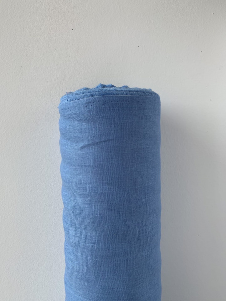 Ткань лён умягченный "голубой" костюмный арт. 1278 | Ellie Fabrics