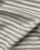 1518. Ткань лён умягченный  "серо-бежевая широкая ПОПЕРЕЧНАЯ полоска" сорочечный | Ellie Fabrics