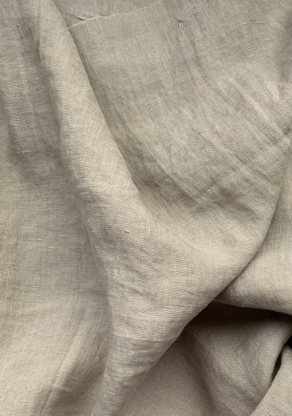 Ткань умягченная костюмная "сухоцвет" лен/вискоза арт. 1377 | Ellie Fabrics