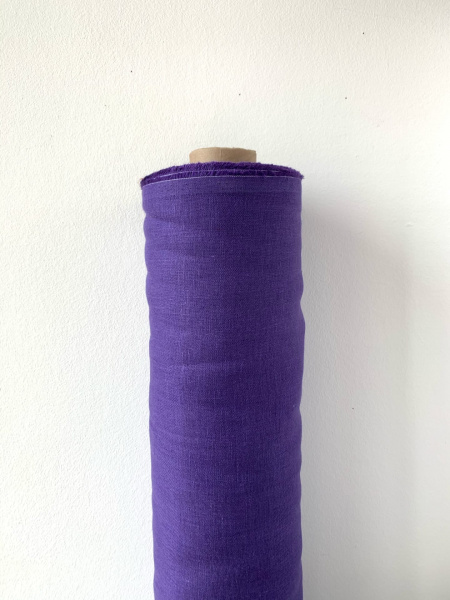 Ткань лён умягченный "фиолетовый" костюмный арт. 1668 | Ellie Fabrics